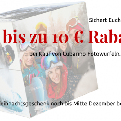 Grafik Weihnachtsrabatt Cubarino